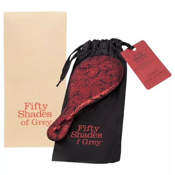 Fifty Shades of Grey - paddle - zwart-rood