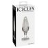 Icicles No. 26 - Conisch, glazen anaalplug (doorzichtig)
