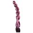 Icicles Nr. 43 - parelachtig, hartvormig glazen dildo (roze)