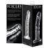 Icicles No. 62 - glazen dildo met penismodel (transparant)