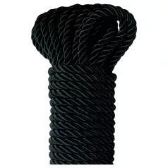 Fetish Silky Rope - Bondagetouw - 10 meter - zwart