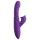 Fantasy For Her - 3-in-1 stotende vibrator met verwarmingsfunctie (paars)