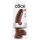 King Cock 9 - grote dildo met zuignap en ballen (23cm) - bruin