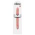 King Cock 12 Slim - levensechte dubbele dildo (31 cm) - natuurkleur