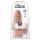 King Cock 9 Chubby - zuignap dildo met balzak (23 cm) - natuurlijk