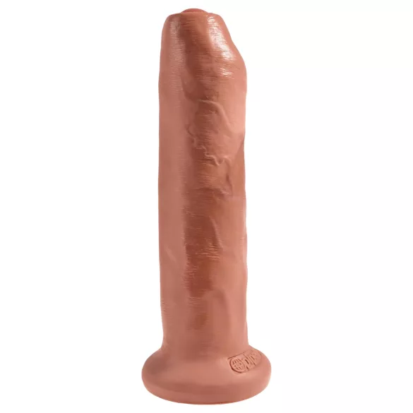 King Cock - realistische dildo - 18 cm - donker natuur