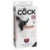 King Cock 7 - strap-on dildo met harnas - zwart