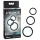 Fantasy C-Ringz - penisring set - zwart - 3 stuks