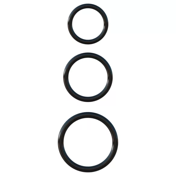 Fantasy C-Ringz - penisring set - zwart - 3 stuks
