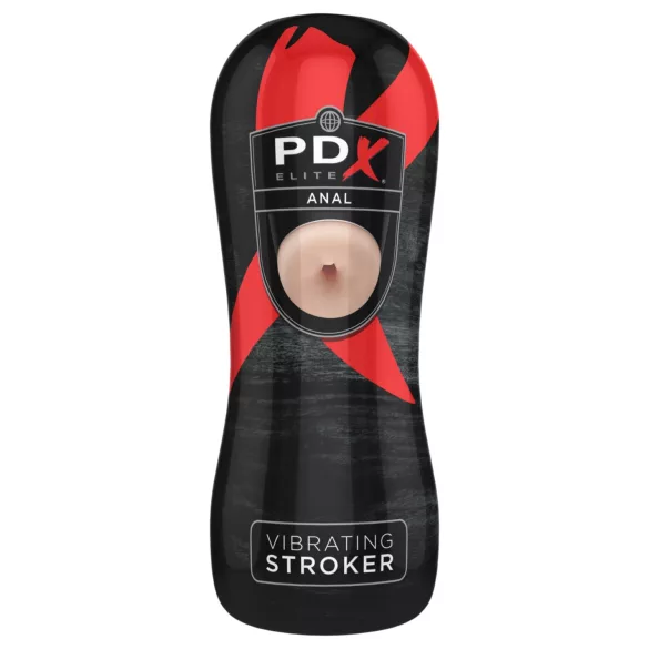 PDX Elite - vibrerende bil‑masturbator (naturel)