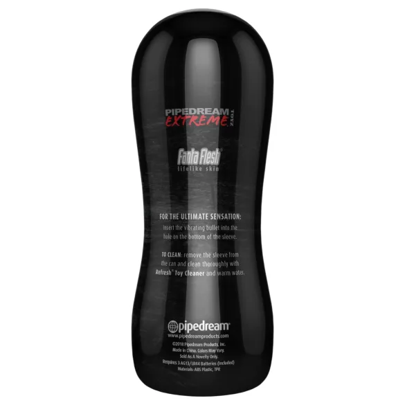 PDX Elite - vibrerende bil‑masturbator (naturel)