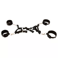 Fetish Fantasy - boeien set voor bed - verstelbaar - zwart