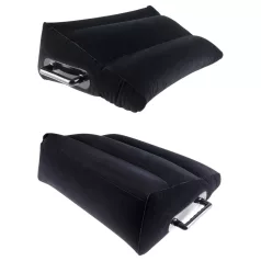   Fetish Fantasy - opblaasbaar sekssupport kussen met handvat - zwart