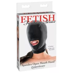 Fetish Fantasy - fetisj maskermasker met mondopening - zwart