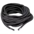 Fetish Silk Rope - Bondagetouw shibari - 10 meter - zwart