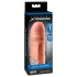 X-TENSION Mega 1 - penis sleeve - realistisch - 17,7cm - huidkleurig