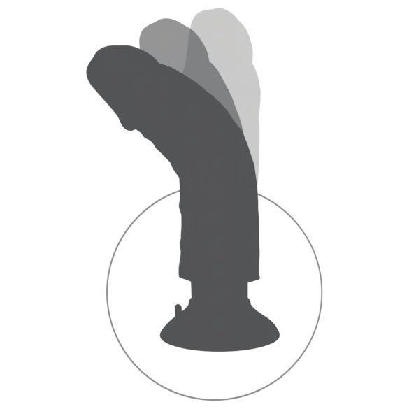 King Cock - Realistische Dildo Vibrator - Buigzaam - 25cm