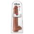 King Cock 15 - gigantische dildo (38 cm) - donker natuurkleurig