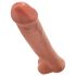 King Cock 15 - gigantische dildo (38 cm) - donker natuurkleurig