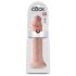 King Cock 14 - Grote zuignap dildo (36cm) - huidkleur