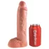 King Cock - hollow strap-on dildo - 25cm