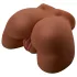 Pipedream Junk in Tha Trunk - vibrerende vrouwentorso-masturbator (donker natuurkleur)