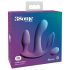 3Some totale extase - draadloze drievoudige vibrator (paars)