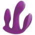 3Some totale extase - draadloze drievoudige vibrator (paars)