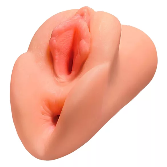 PDX - dubbele masturbator - 2-in-1 realistisch - beige