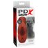PDX Dubbele Stroker - 2in1 levensechte masturbator (bruin)