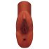 PDX Dubbele Stroker - 2in1 levensechte masturbator (bruin)
