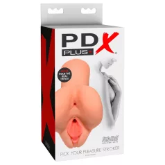   PDX Pick Your Pleasure - 2-in-1 levensechte masturbator (natuurlijk)