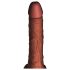 King Cock Plus 7.5 - Bruine stoter met ballen