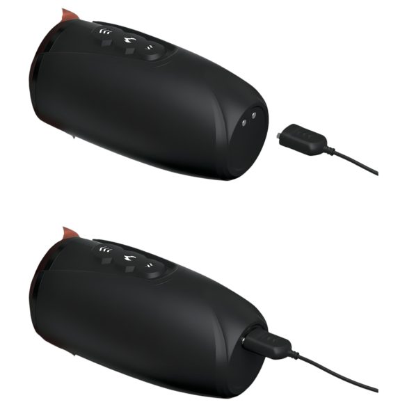 King Cock Plus 7,5 - dildo vibrator met ballen - bruin