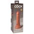 King Cock Elite 6 - realistische dildo met zuignap (15 cm) - donkerkleurig