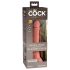 King Cock Elite 7" - levena zuignap dildo (18cm) - natuurgetrouw