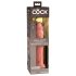 King Cock Elite 9 - zuignap, levensechte dildo (23 cm) - natuurlijk