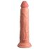 King Cock Elite 9 - zuignap, levensechte dildo (23 cm) - natuurlijk