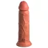 King Cock Elite 8 - realistische vibrator 20cm - donker huidskleur