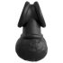 King Cock Elite Crown Jewels - Luxe opzetstuk voor dildo (zwart)