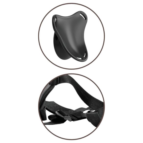 King Cock Elite Beginner's - verstelbare speeltuigband (zwart)