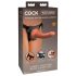 King Cock Elite Comfy - Strap-on dildo met harnas (donker natuur)