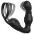 Anal Fantasy Elite - prostaat vibrator met penisring - zwart