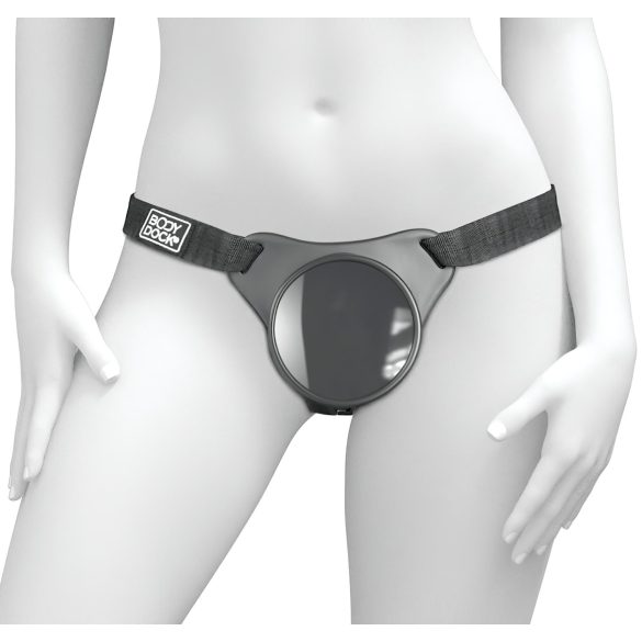 Body Dock OG - Harnas voor zuignap (zwart)