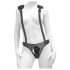 Body Dock - Verleidelijke strap-on slip (zwart)