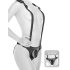 Body Dock - Verleidelijke strap-on slip (zwart)