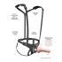 Body Dock - Verleidelijke strap-on slip (zwart)