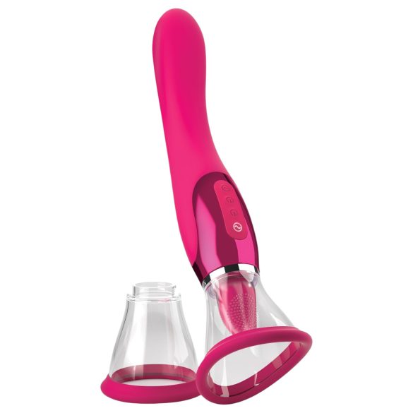 JimmyJane Apex - 2in1 roze tongvibrator