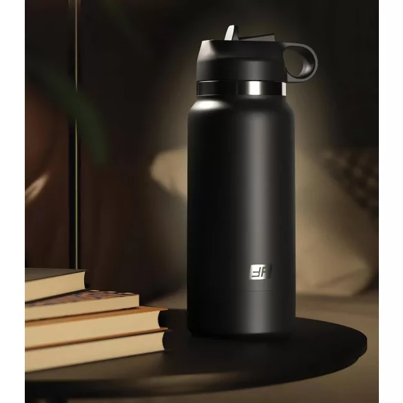 PDX - Fap Flask Thrill Seeker - masturbator in een drinkfles (zwart)