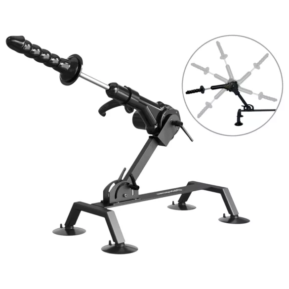 Fetish Body Dock Pro - seksspeelgoed machine - zwart